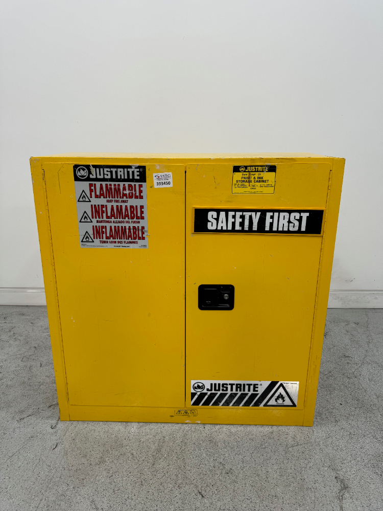 Image of Justrite Sure-Grip EX 40 Gallon Paint & Ink Storage Cabinet